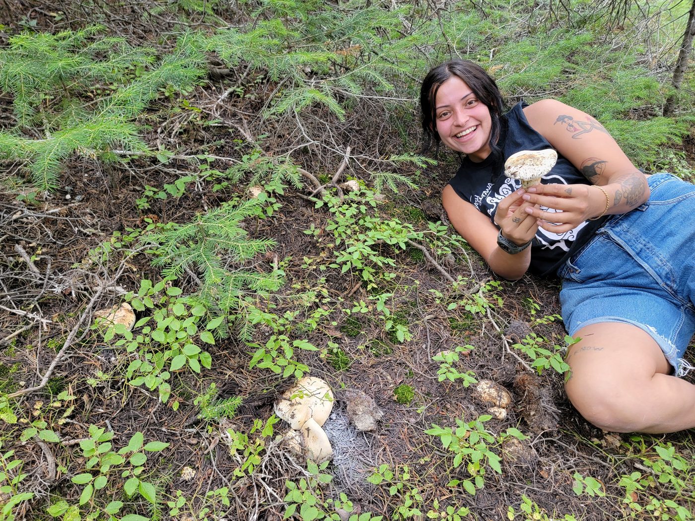 Member foraging on a foray